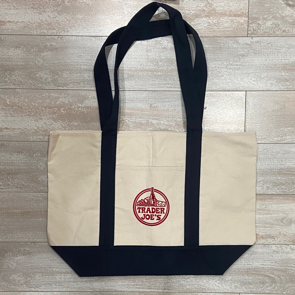 Trader Joe’s Large Size Navy Tote Bag